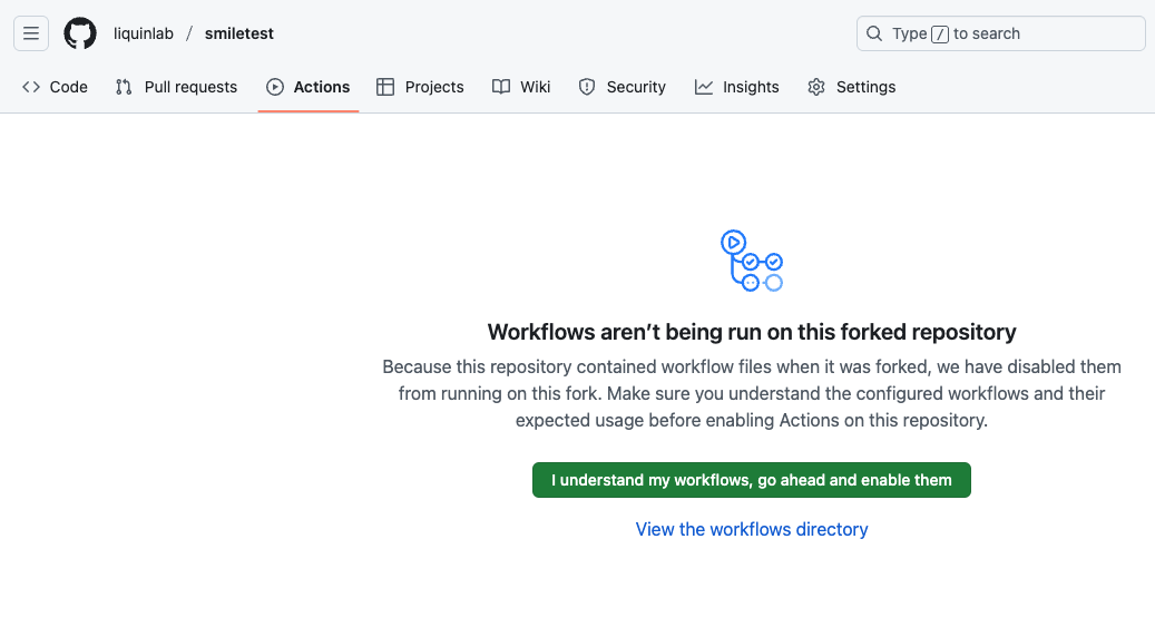 Enable workflows